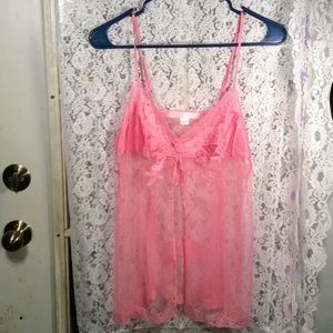 Gorgeous pink Victoria’s Secret lingerie